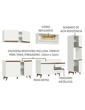 Cocina integral Madesa Reims