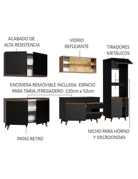Cocina integral Madesa Reims