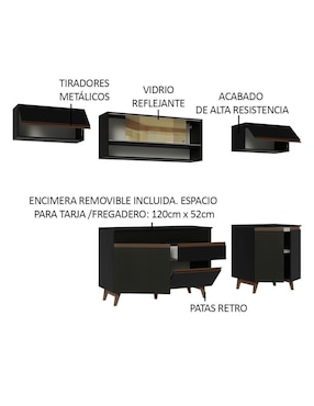 Cocina integral Madesa Reims