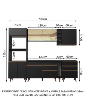 Cocina integral Madesa Reims
