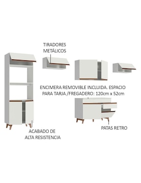 Cocina integral Madesa Reims
