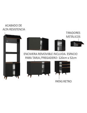 Cocina integral Madesa Reims