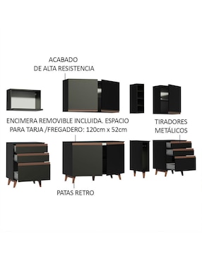 Cocina integral Madesa Reims