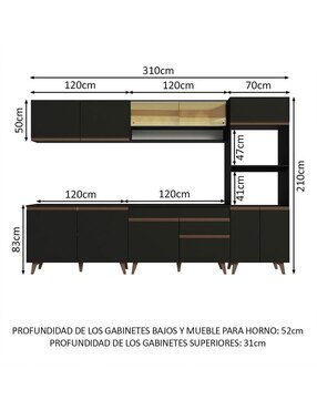 Cocina integral Madesa Reims