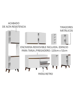 Cocina integral Madesa Reims
