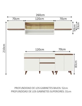 Cocina integral Madesa Reims