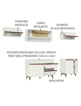 Cocina integral Madesa Reims
