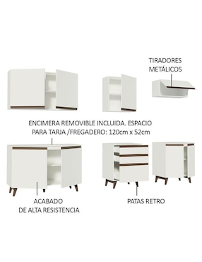 Cocina integral Madesa Reims