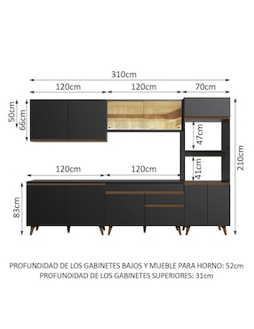 Cocina integral Madesa Reims