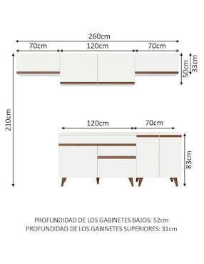 Cocina integral Madesa Reims