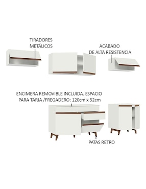 Cocina integral Madesa Reims