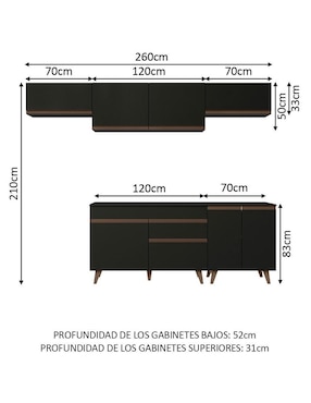 Cocina integral Madesa Reims