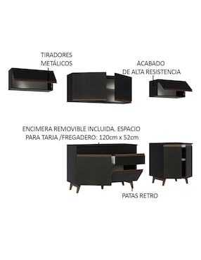 Cocina integral Madesa Reims