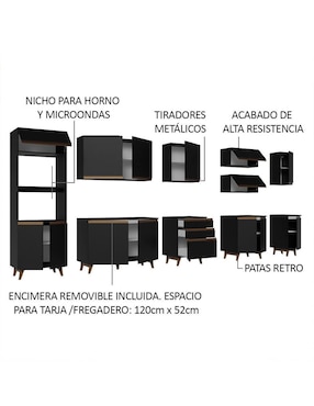 Cocina integral Madesa Reims
