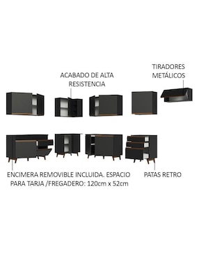 Cocina integral Madesa Reims