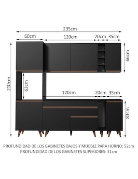 Cocina integral Madesa Reims