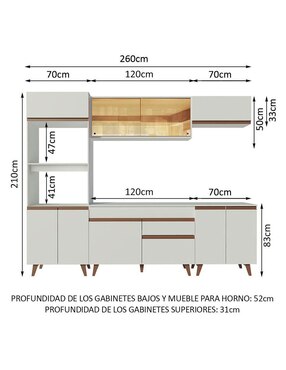 Cocina integral Madesa Reims