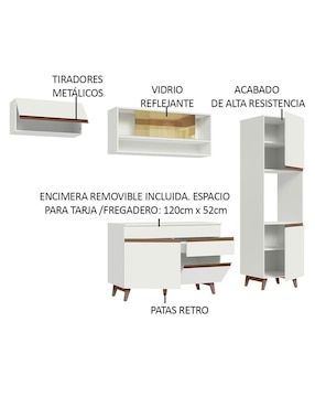 Cocina integral Madesa Reims