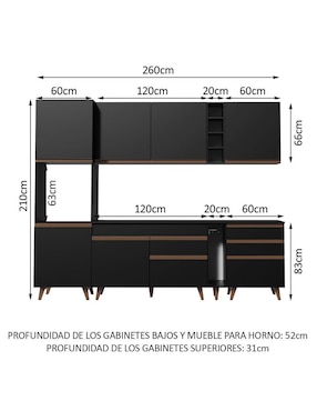 Cocina integral Madesa Reims