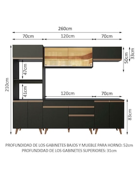 Cocina integral Madesa Reims