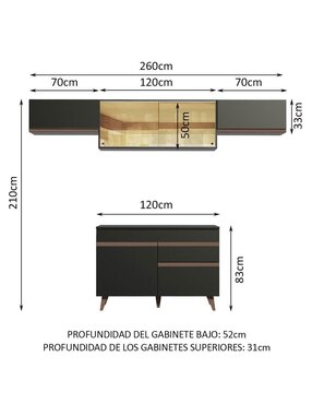 Cocina integral Madesa Reims