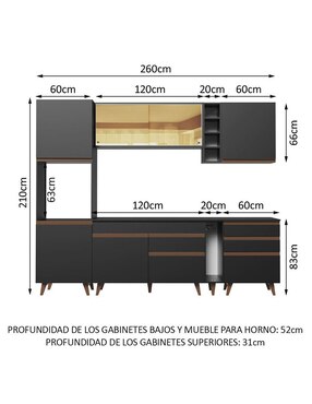 Cocina integral Madesa Reims