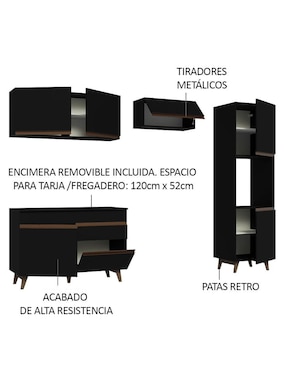 Cocina integral Madesa Reims