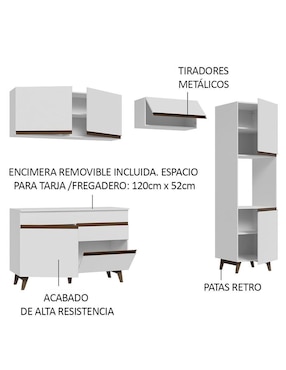 Cocina integral Madesa Reims