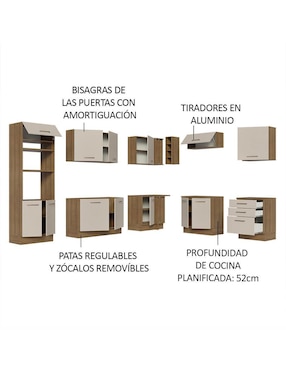 Cocina integral Madesa Ágata