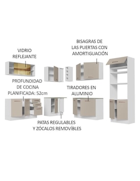Cocina integral Madesa Ágata