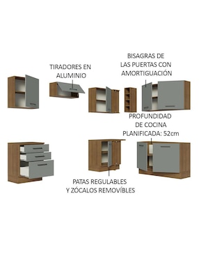 Cocina integral Madesa Ágata