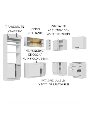 Cocina integral Madesa Ágata