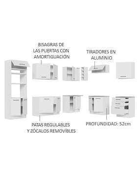 Cocina integral Madesa Ágata