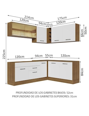 Cocina integral Madesa Ágata