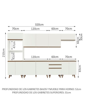 Cocina integral Madesa Reims