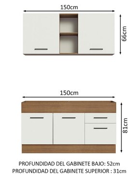 Cocina integral Madesa Ágata