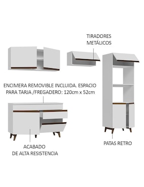 Cocina integral Madesa Reims