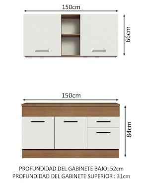 Cocina integral Madesa Ágata