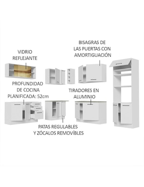 Cocina integral Madesa Ágata