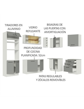 Cocina integral Madesa Ágata