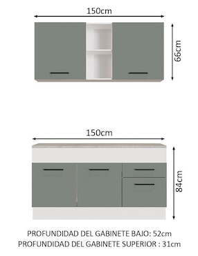 Cocina integral Madesa Ágata