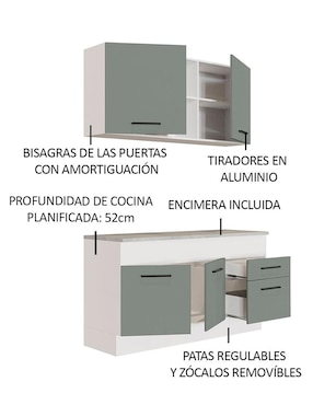 Cocina integral Madesa Ágata