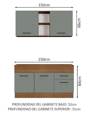 Cocina integral Madesa Ágata