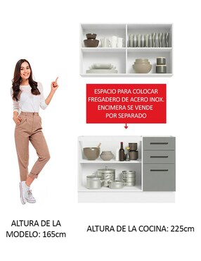 Cocina integral Madesa Ágata