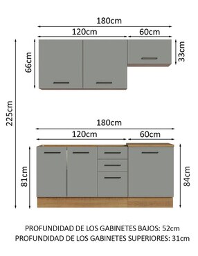 Cocina integral Madesa Ágata
