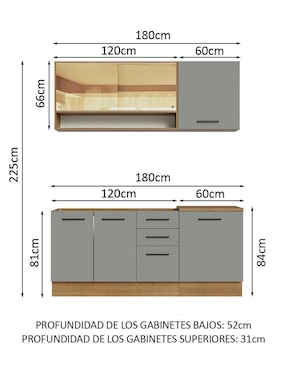 Cocina integral Madesa Ágata