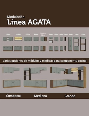 Cocina integral Madesa Ágata