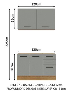 Cocina integral Madesa Ágata