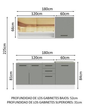 Cocina integral Madesa Ágata