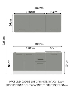 Cocina integral Madesa Ágata